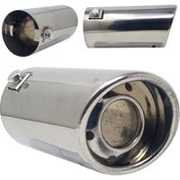 Tuyau D'échappement Ovale Chrome Lm 76342 Dr