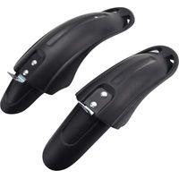 Jeu de Garde-Boue pour vélo, Garde-Boue Universel pour vélo, Garde-Boue Avant et arrière Ajustable pour vélo d'enfant 12-20 Pouces