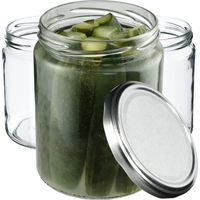 KADAX Weckgläser 540 ml, Einmachglas zum Einlegen, Einkochgläser für Schraubdeckel, Sturzglas, Marme