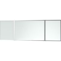 Mehrflächen-Whiteboard/ Klappbare Magnettafel für die Wand - lackierter Stahl - 90x120 cm