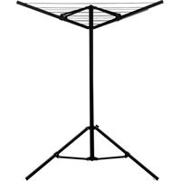 Travellife Séchoir rotatif noir mat aluminium 15m