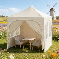 Gazebo d'extérieur, abri événementiel, tente de réception, gazebo pour jardin, terrasse (gazebo uniquement)
