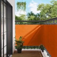 Balkonsichtschutz Orange 110 x 600 cm Oxford-Stoff