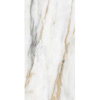 Carrelage sol / mur effet marbre blanc CHINA GOLD l.60 x L.120 cm Brilliant LIMCARO