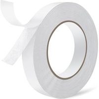 Doppelseitiges Klebeband, Breite 20 mm, Länge 50 m, doppelseitig, extra stark, für den Außenbereich, weiß, vielseitig einsetzbar, starkes Klebeband für Büro, Scrapbooking, Auto, DIY, Klebstoff