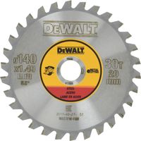 DeWALT Accessori - Lama da sega per acciaio 140x20 mm, 30 denti DT1923