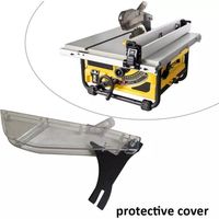 Housse de protection pour scie circulaire de table de 25 cm (10 pouces), housse anti-poussière, scie inversée, scie circulaire, scie à table poussée avec couteau à refendre