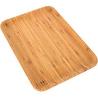 1 Plateau Bambou, 35x24x1.9cm, Design Naturel, Repas, Salon Cuisine