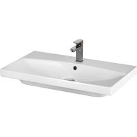 Cersanit City - Lavabo 81x46 cm, avec trop-plein, trou pour robinetterie, blanc K35-061
