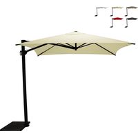 Ombrellone a palo laterale Trend Q250x250 cm Made in Italy Colori Maffei: Ecru