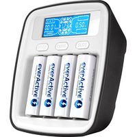 Caricabatterie EverActive NC-1000M Nero/BiancoEveractive