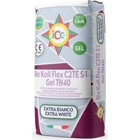 Die koll flex c2te s1 gel th40 adesivo cementizio effetto gel bianco kg 25