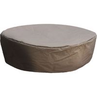 Elementi Wetterschutzhaube für Gasfeuerstelle "Aragaz", braun, 105,6 x 105,6 x 35,5 cm (L x B x H)