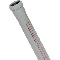 HT Rohr mit Muffe und Gummidichtung HT-Rohr DN50 500mm HTME