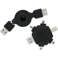 Adattatore USB electro-dh 38.464 estensibile 1 metro 6 adattatori