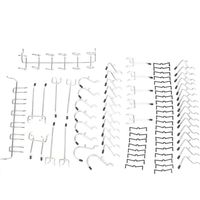 Ensemble d'Organisation Garage 80 Pièces Hook Pegboard Steel Kit Accessoire de Stockage