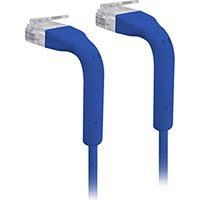 Cavo patch Ethernet UBIQUITI UniFi Cat. 6, 3 m, pieghevole con copertura RJ45 chiusa, blu