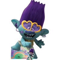 Figurine en carton Les Trolls 2 - Branch en tenue country qui chante Hauteur 148 cm