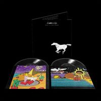 Funda de 谩lbum de vinilo Neil Young 芦 Fuckin Up 禄 edici贸n est谩ndar, gr谩fica de disco cartoon colorido, violeta y naranja