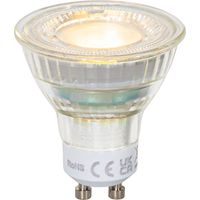 QAZQA GU10 50mm LED-Glühbirne Klar 2,5W 450 lm 2700K