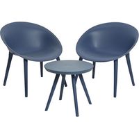 Wohnzimmer Marbella 3 Stück blau