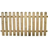 Staccionata per recinto steccato in legno impregnato 100x180 cm Europa STI