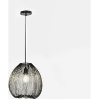 Suspension en métal design cage Chispa - Noir