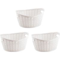 Kit de 3 paniers ovales 7house de 1,5 litre