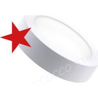 PANNELLO 12W PLAFONIERA faretto LED ROTONDO DA ESTERNO luce Calda 3200k