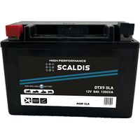 Batterie moto SCALDIS HP YTX9-BS SLA 12V 8AH 135A