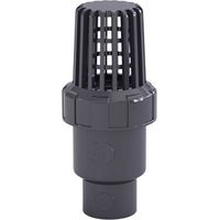 Sollbry Clapet pied clapet anti retour a boule aspiration 32 mm clapet crepine anti retour antiretour pvc piscine pompe (Diamètre Intérieur 32mm)