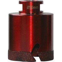 DIEWE Premium Bohrkrone Granit Steinplatten Feinsteinzeug Fliesen Keramik 50mm