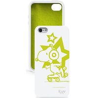 Funda iLuv ICA7T381WHT Funda Snoopy Para iPhone 5 5S SE Blanco