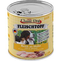 Classic Dog Hundenassfutter Fleischtopf Adult getreidefrei 800 g Huhn