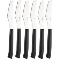 Pintinox Caterì prima, set 6 coltelli pizza in acciaio inox