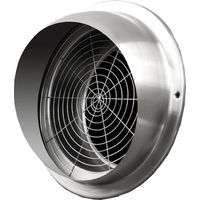 Chapeau de ventilation extérieur en acier inoxydable (anti-vent), cache de protection contre la pluie pour conduit d'évacuation mural, sortie d'air pour hotte (150 mm)
