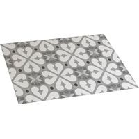 bcn vinyl teppich grau 45x75cm