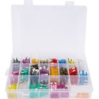 Kit fusibili per auto di medie e piccole dimensioni da 220 pezzi, kit vano fusibili a intervento rapido da 2-35 A, DUBUNS