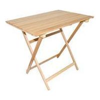 TAVOLO LEGNO PIEGHEVOLE 80X60X75CM NOCE