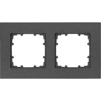 Siemens Gamme d'interrupteurs x2 Cadre Delta carbone 5TG11122 1 pc(s)
