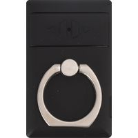 Briquet électrique avec anneau de téléphone, coupe-vent, rechargeable USB, sans flamme, noir.