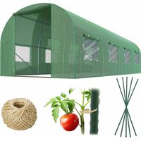 Tunel de jardin 25 x 4 m 10 m2 plonos