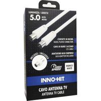 Inno-Hit Cable de Antena M/F 5M Blanco
