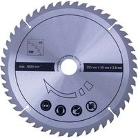 Lama circolare legno 255 x 30 mm 48t Scheppach