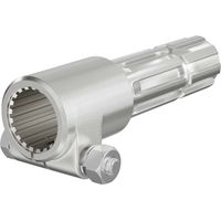 Wiltec Manchon de Prise de force Cardan - Longueur 160 mm - Raccord logement 1 3/8" 21D - Raccord sortie 8-32x38x6 - Ø 36 mm/37,95 mm - Arbre cannelé de tracteur