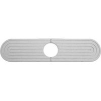 Tapis de robinet d'évier, tapis d'évier de cuisine, tapis de bonde d'évier, tapis anti-éclaboussures pour évier de cuisine, tapis de robinet absorbant en pierre, gris, 40 × 10 cm