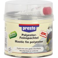 Mastic Finition Polyester Presto 1kg Réparation Carrosserie Et Surfaces Lisses - Presto Mastic