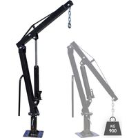 Wiltec – Grue d'atelier mobile 900 kg – Bras pivotant 360° – Fixation au sol – Hauteur de levage max. 1800 mm – Pour pick-up et atelier