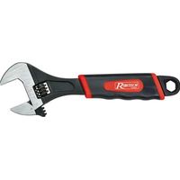 Ribimex – Clé à molette 10 (250mm) – Ouverture mâchoire 33mm – Poignée ergonomique antidérapante – Acier au carbone #45