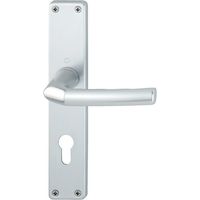 HOPPE® Drückergarnitur mit Langschild Birmingham 1117/202SP, Aluminium, 2533978